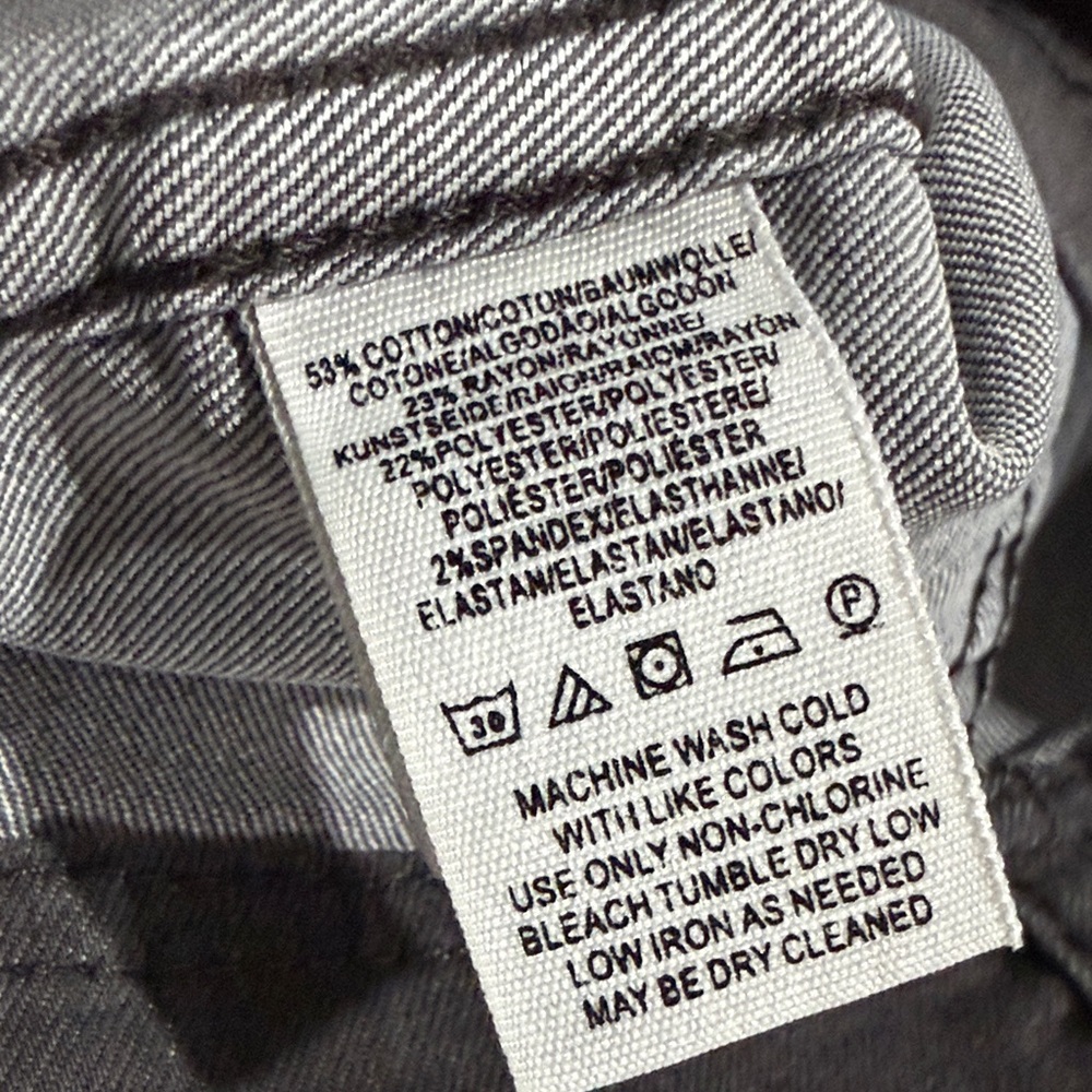 NWT Free People Grey Panel Mini Skirt Women’s Size 4 - Picture 7 of 7